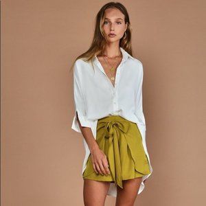 NWT Anthropolgie Sancia Tie Front Shorts